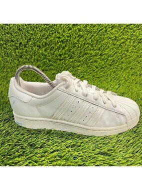 Adidas Originals Superstar Kids Boys Size 6.5Y White Running Shoes Sneakers